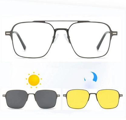 نظارات شمسية ثلاثة في واحد